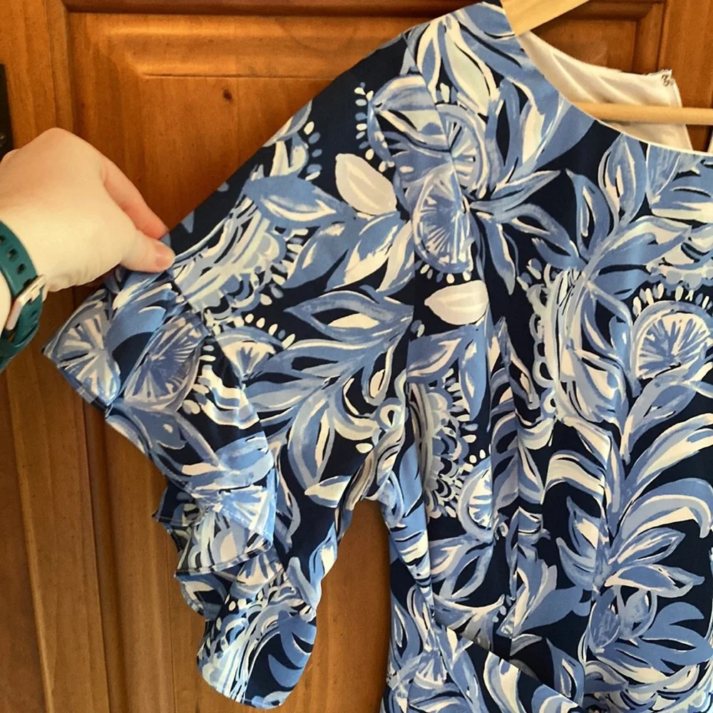 Lilly Pulitzer Darlah dress size 14 You’re the Zest - Picture 6 of 7